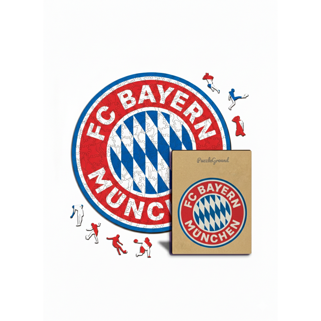 Bayern München Logo - Wood Puzzle