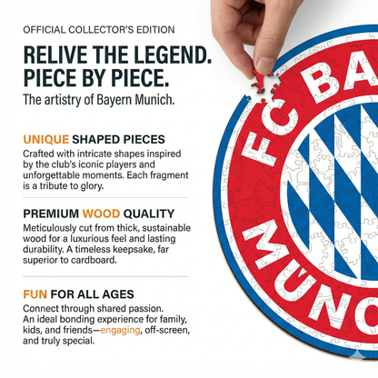 Bayern München Logo - Wood Puzzle