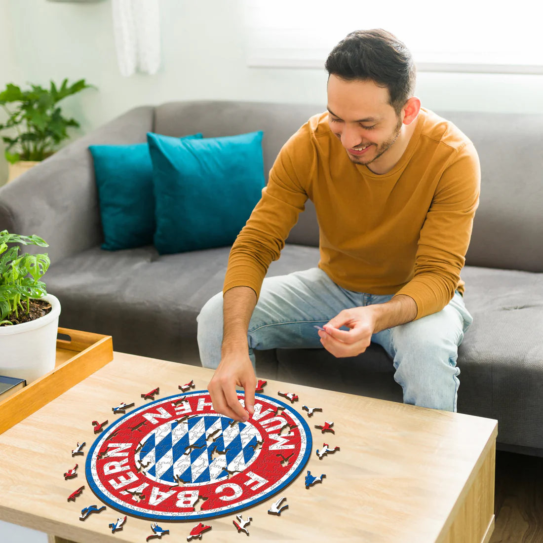 Bayern München Logo - Wood Puzzle