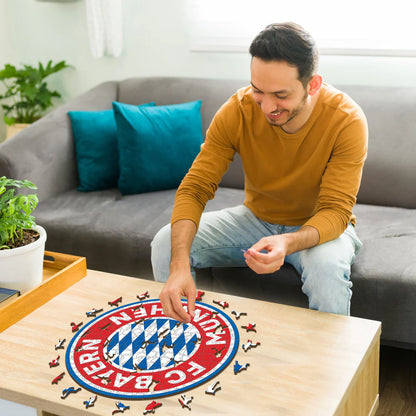 Bayern München Logo - Wood Puzzle