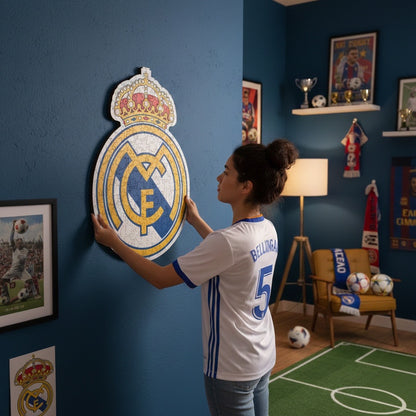 Real Madrid Logo - Wooden Puzzle