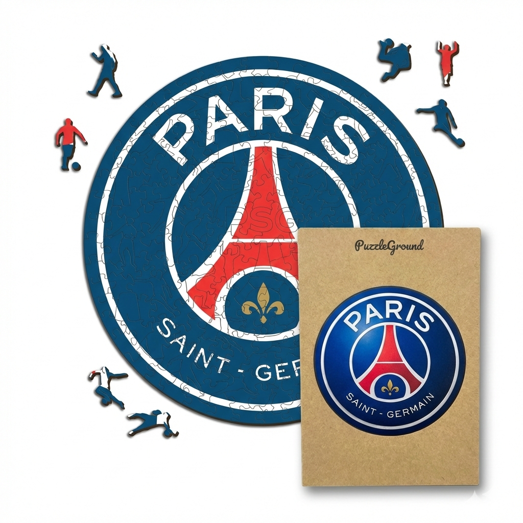 PSG Logo - Wood Puzzle