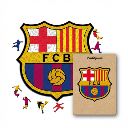 Barcelona Logo - Wood Puzzle