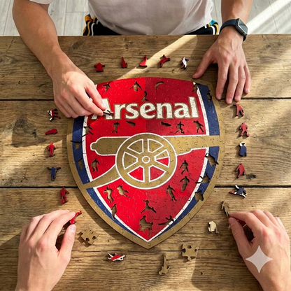 Arsenal Logo - Wood Puzzle